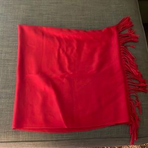 Red pashmina